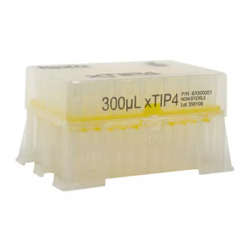  xTIP4 LTS Compatible Pipette Tips 300 μL Racked, Filtered, Sterilized