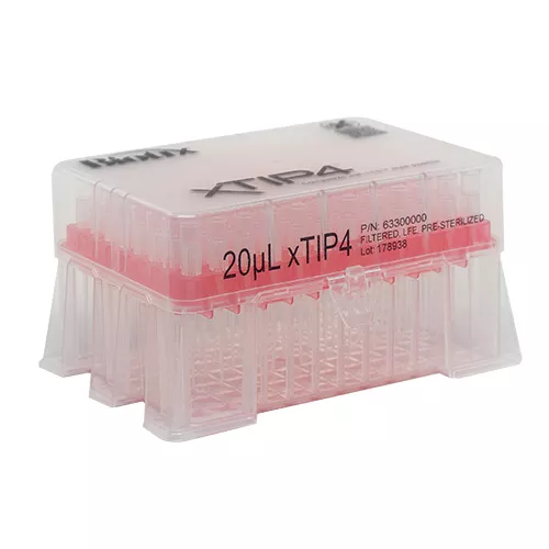  xTIP4 LTS Compatible Pipette Tips 20 μL Racked, Sterilized