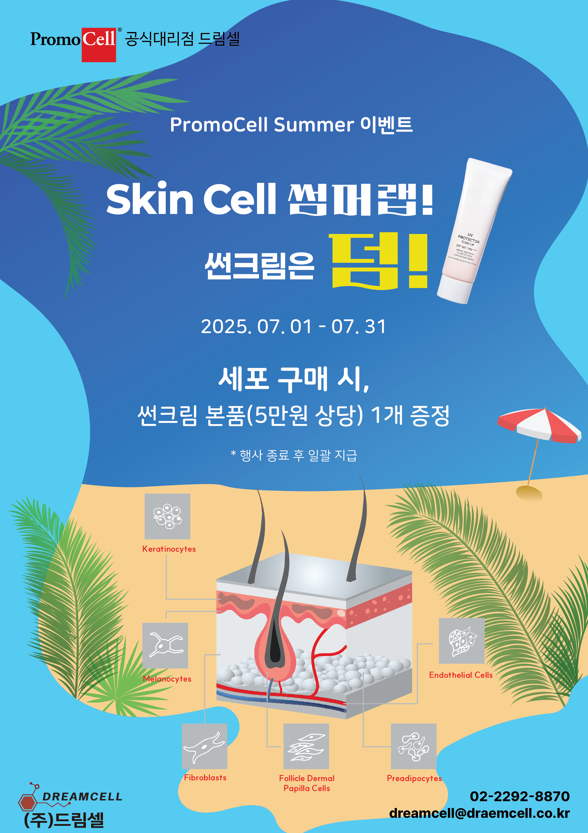 [Promocell] 프로모셀 7월 특별 프로모션! 세포 구매 시 특별한 선물이!